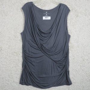 New‎ York & Company* Women's Sleeveless Cowl Neck Blouse Size Large~ Gray